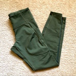 Guc army green old navy active leggings